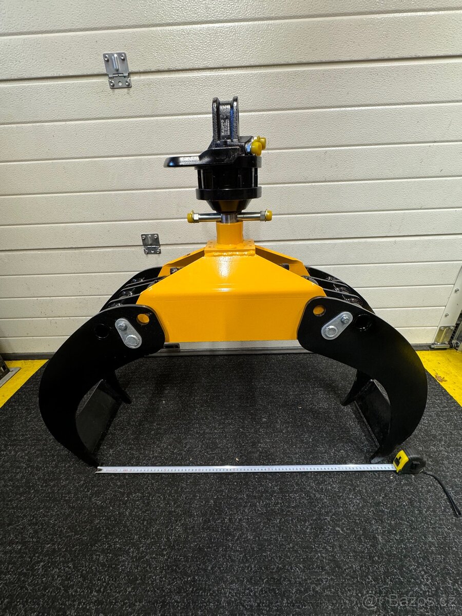 Hydraulický drapák s rotátorem – bagr 1–4 t - 2