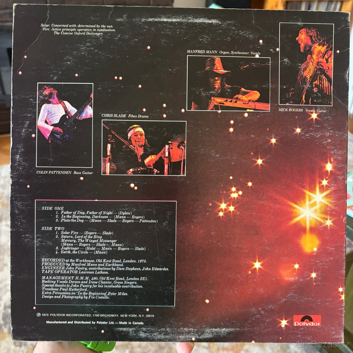 Manfred Mann's Earth Band - Solar Fire. LP - 2