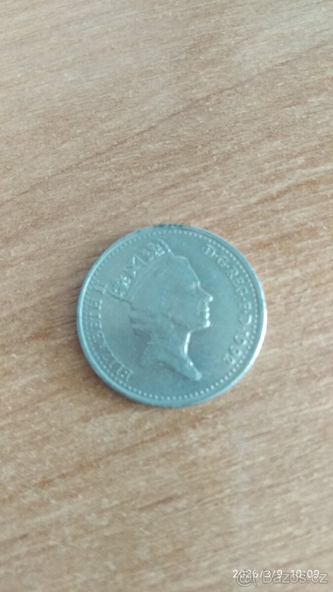 prodám mince - Velká Británie - 2