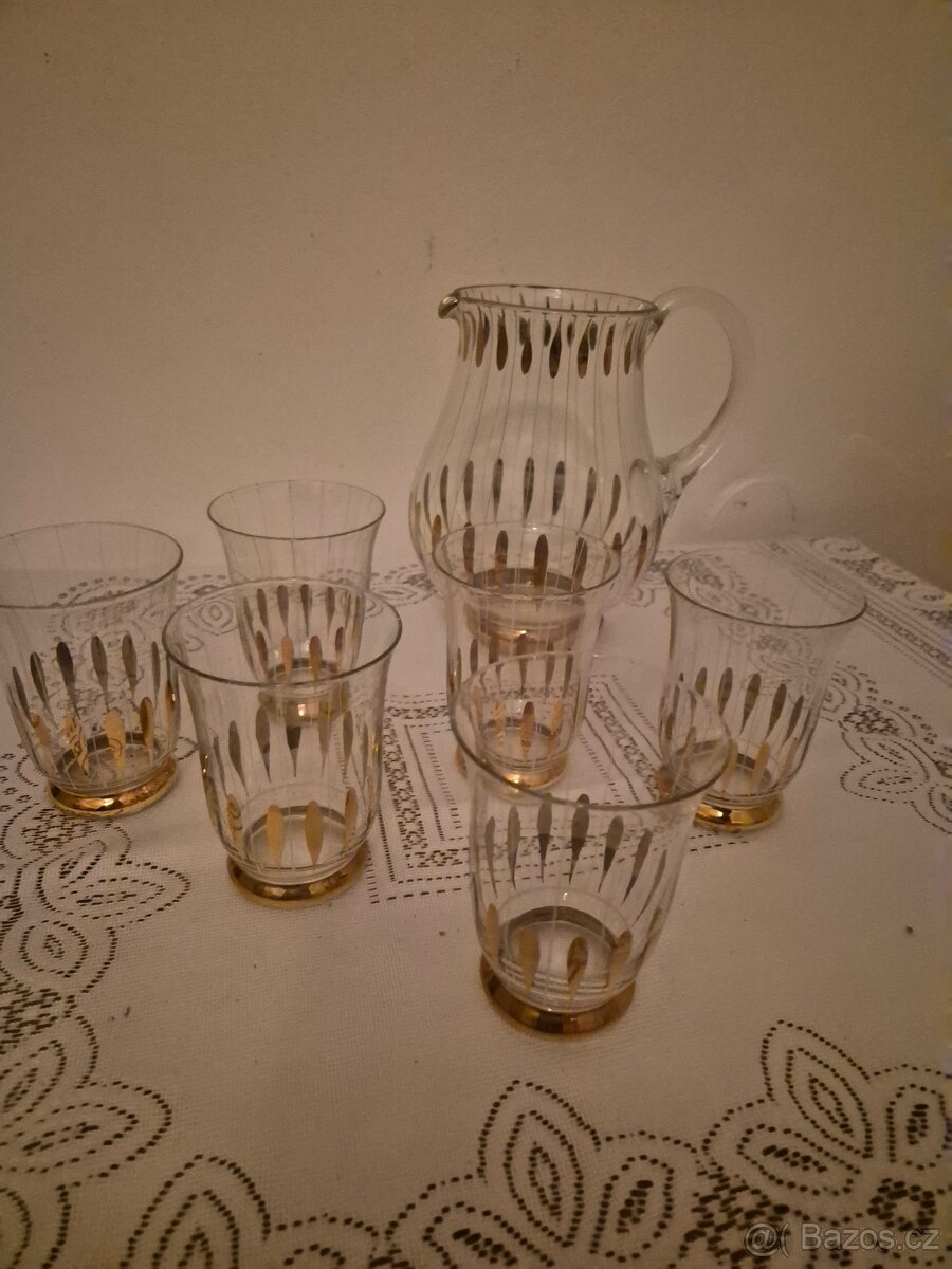 Skleněná souprava po babičce - 2