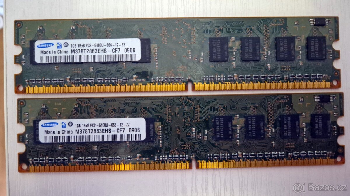 Paměti do PC 1GB DDR2 800MMhz 6ks - 2