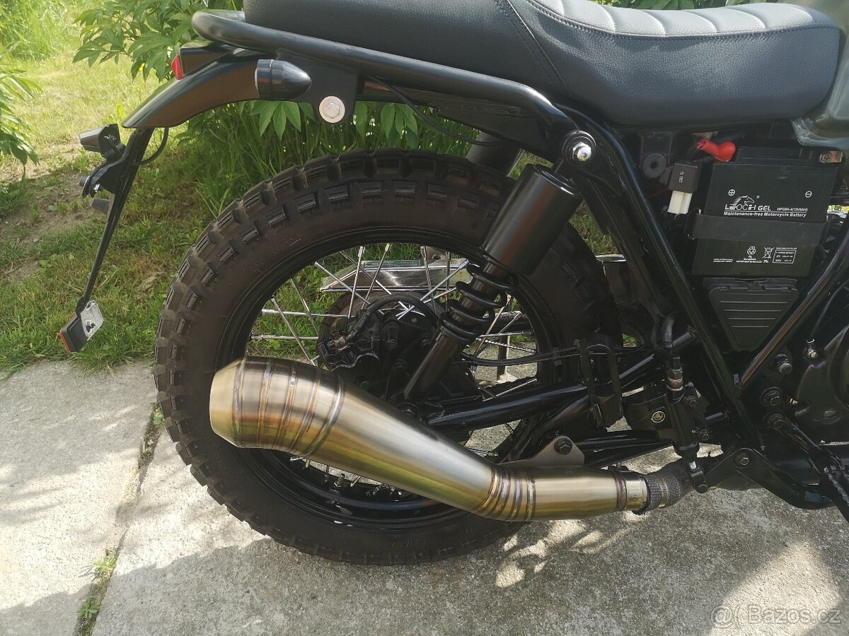 Brixton 250, najeto 1150km, bez TP