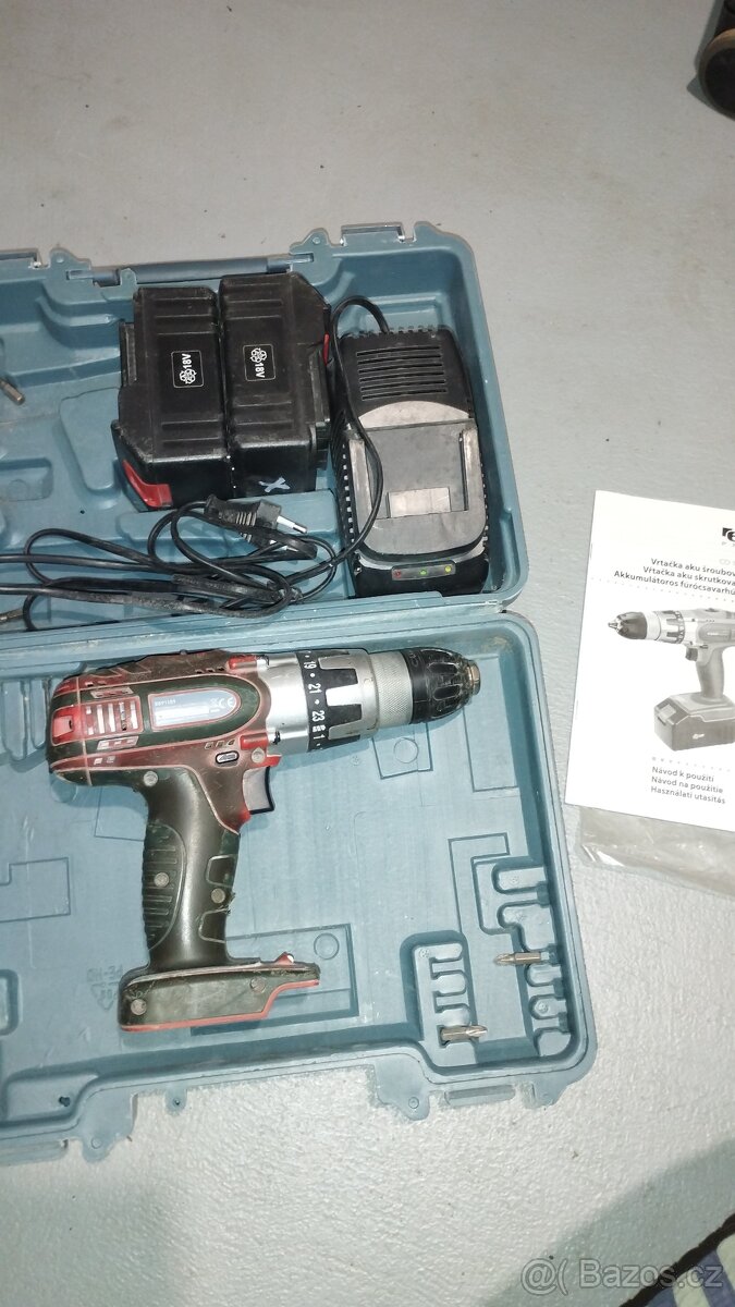 Aku vrtačka EXTOL Premium 18V - 2