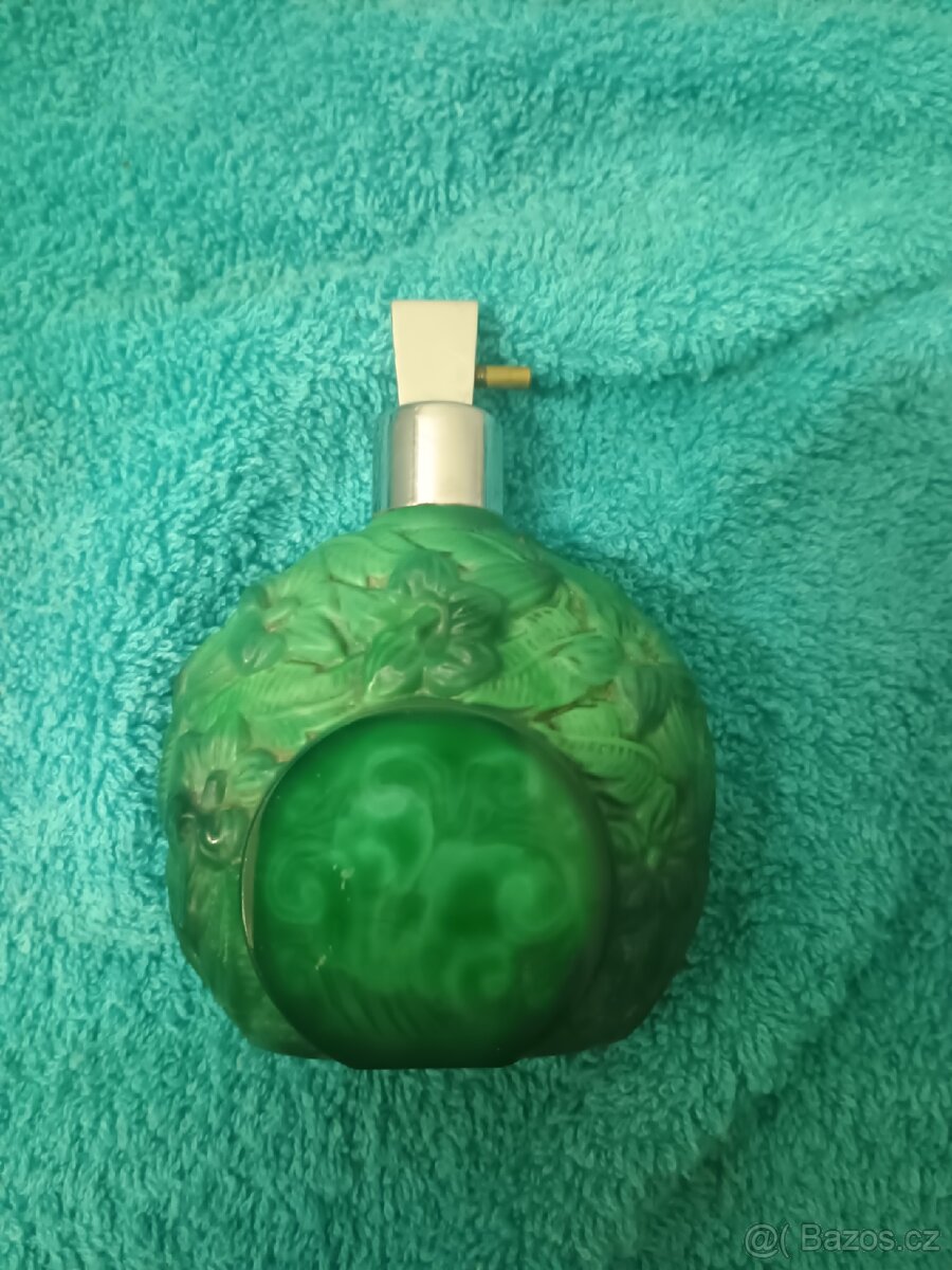 Malachit sklo flakon - 2
