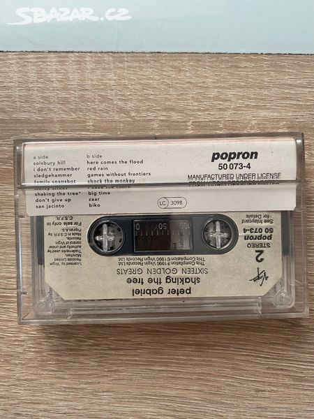 Audio kazeta Peter Gabriel - Shaking the tree - 2