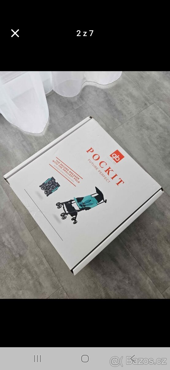 Golfky/kočárek - GB Pockit 2017, Monument Black - 2