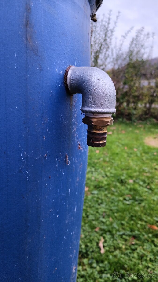 2x plastový sud 200 litrů - 2