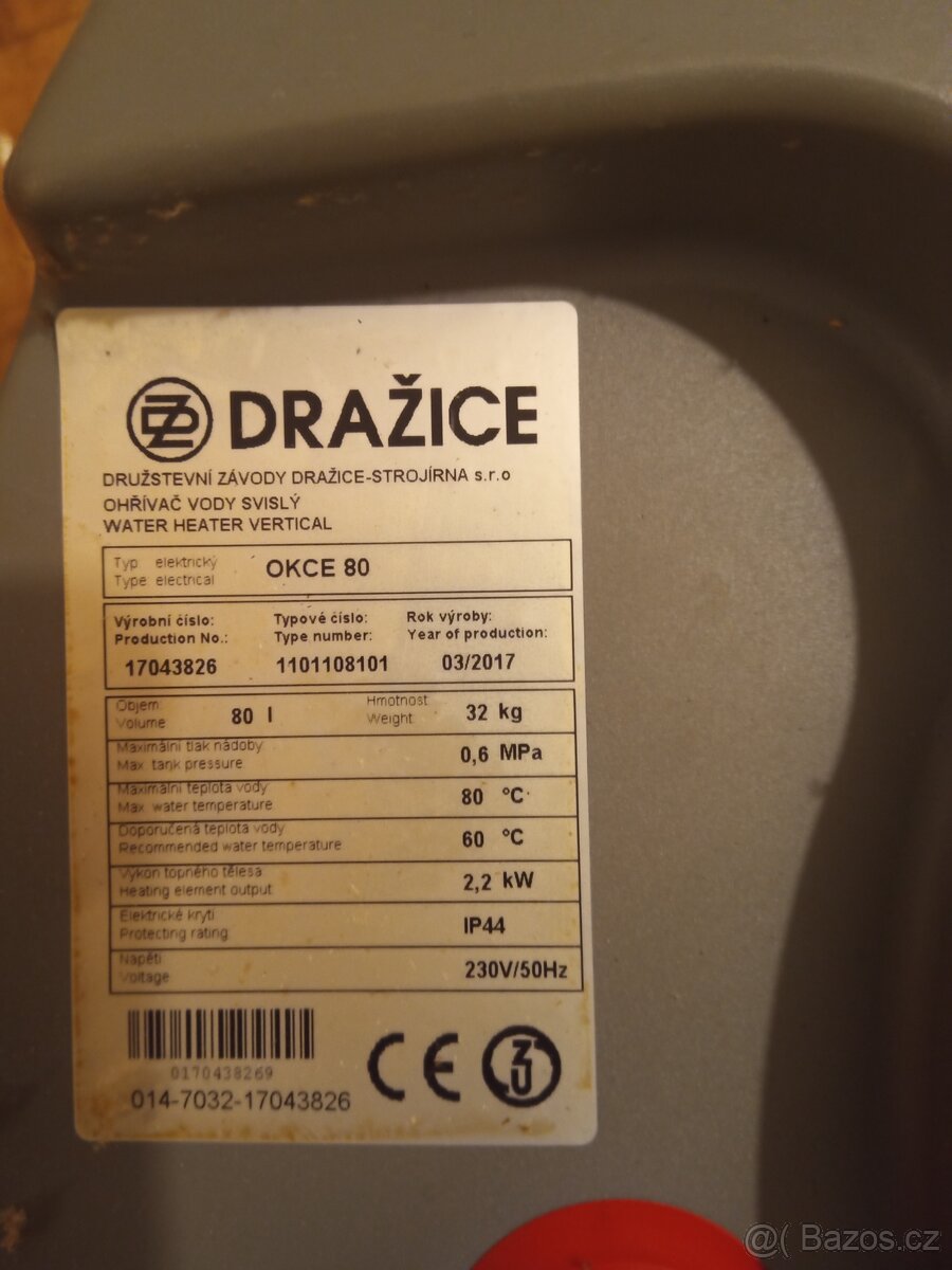 Ohřívač TUV,boiler Dražice - 2