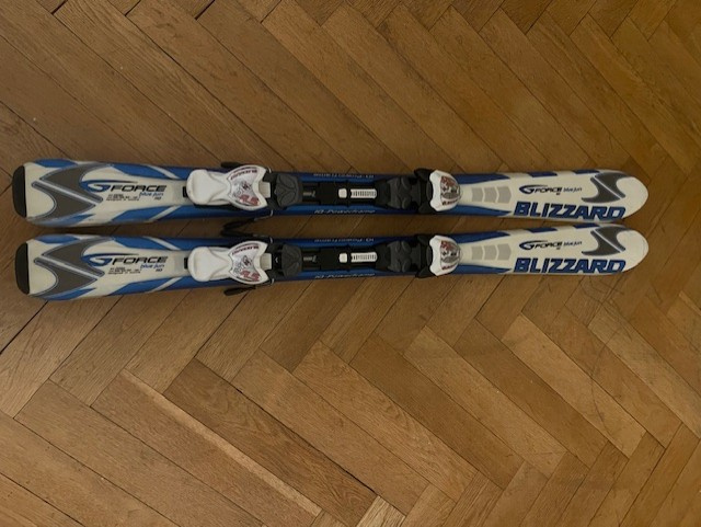 Dětské lyže Blizzard 110 cm + lyžáky - 2