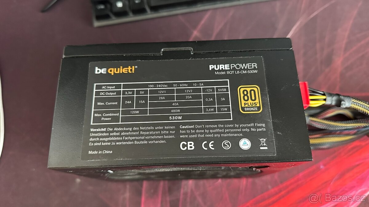 Modulární zdroj Be Quiet BQT L8-CM-530W - 2
