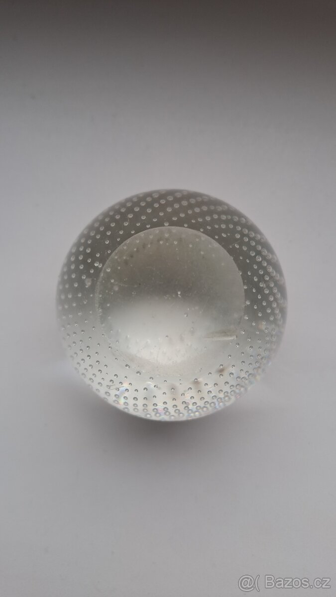 Skleněné těmito s bublinkami - 2