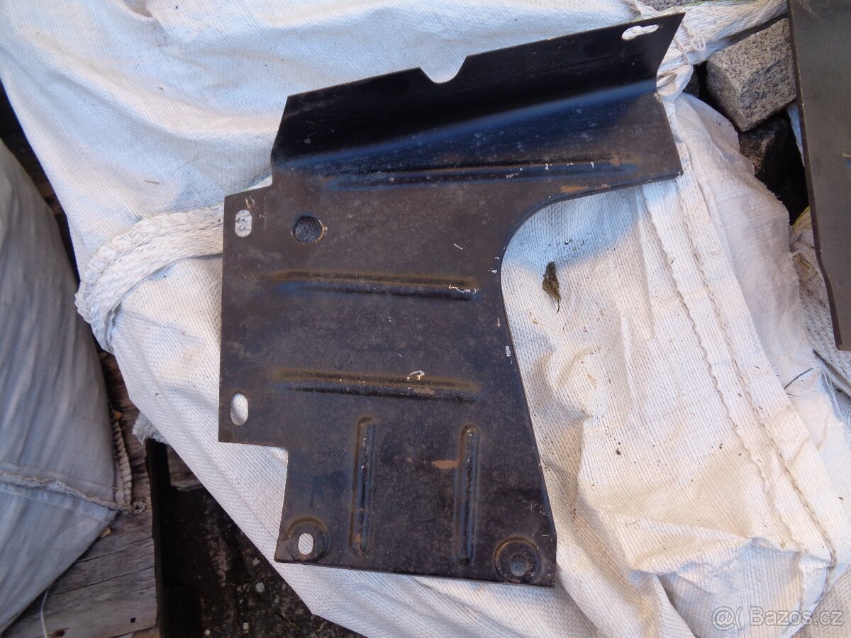 Škoda 110R 110LS original plech pod chladič+ motor - 2