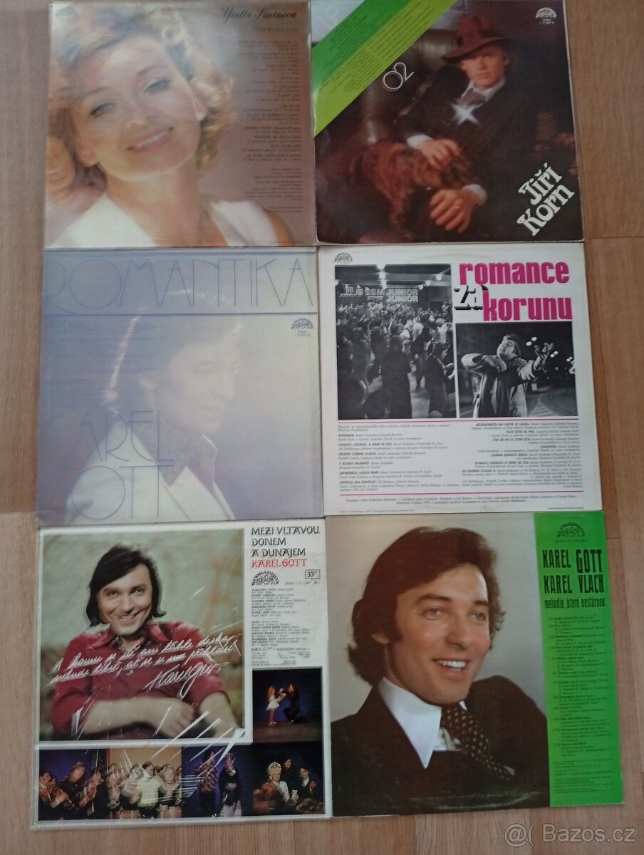 Gramodesky v dobrém stavu - 2