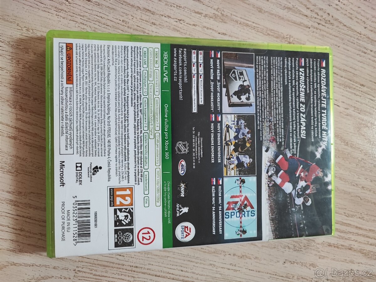 NHL 14,Xbox 360,cz verze - 2