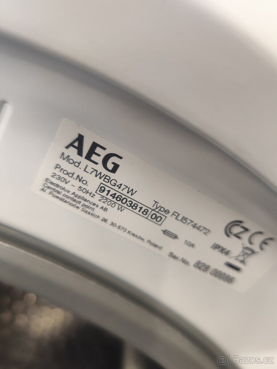 Pracka se susickou aeg - 2