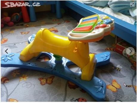 Houpací koník+hrazdička, dvě hračky v jedné - 2