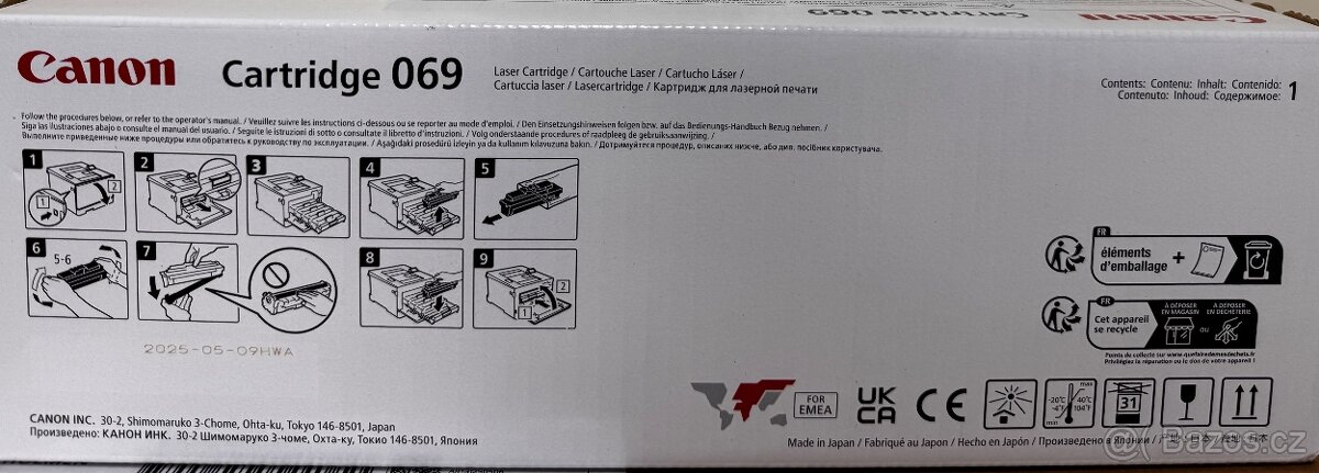 Toner černý 069 pro Canon - 2