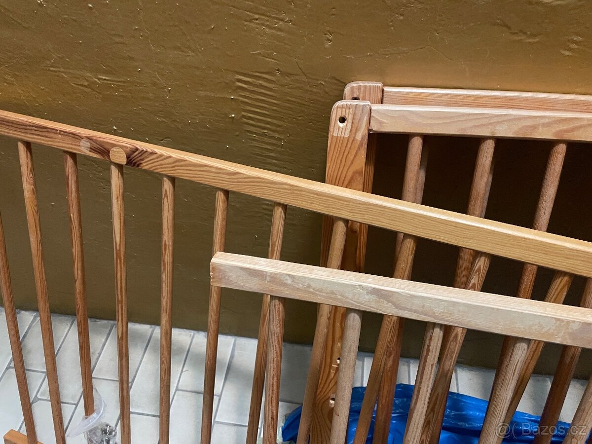 Starší dětská postýlka 120x60 - 2