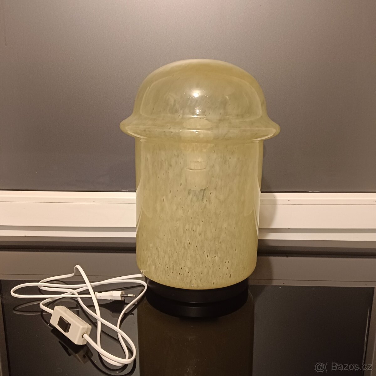 Skleněná lampa retro - 2