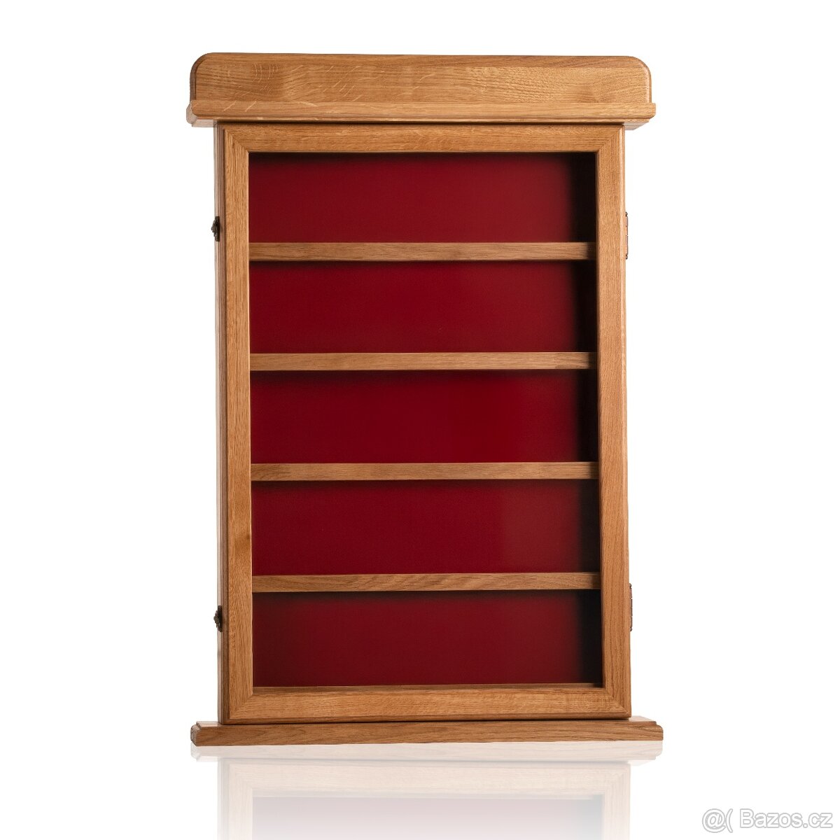 Masivní dubová vitrína střední - 2