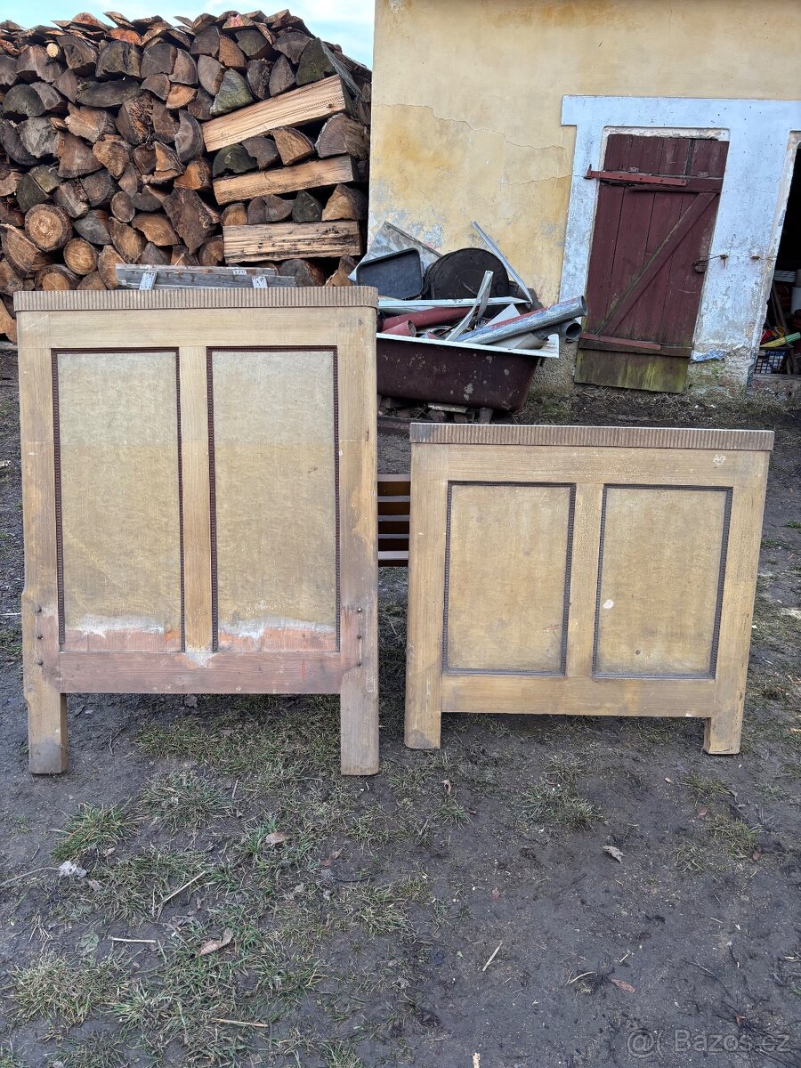 Starožitná čela postelí - 2