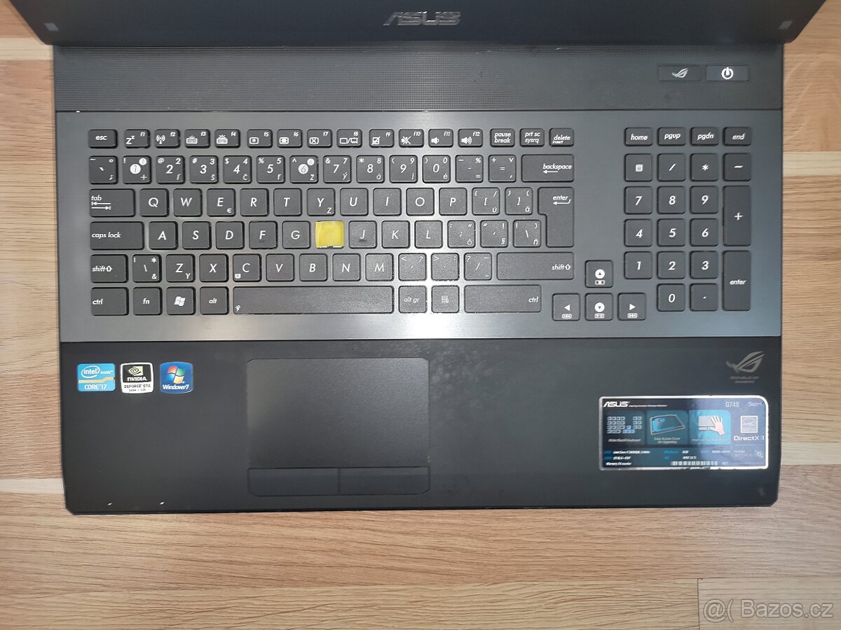 Čtyřjádrový notebook Asus G74S - 2