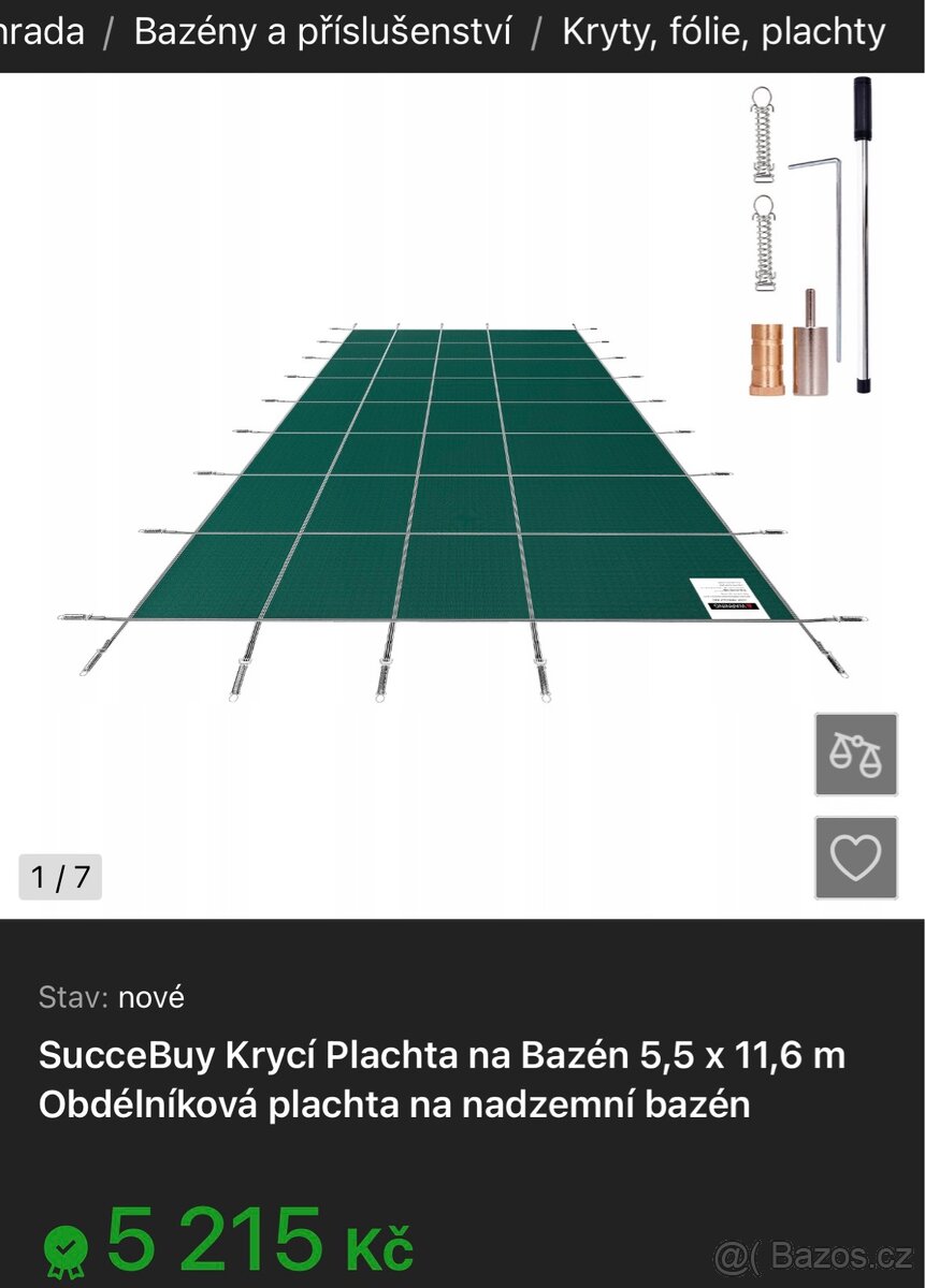 Krycí plachta na bazén - 2