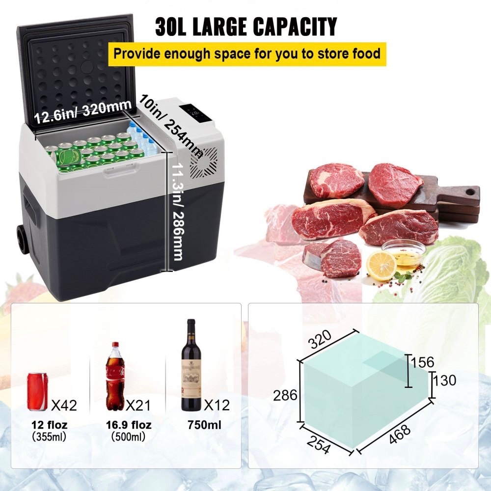 Kompresorová autolednice 30L autochladnička - 2