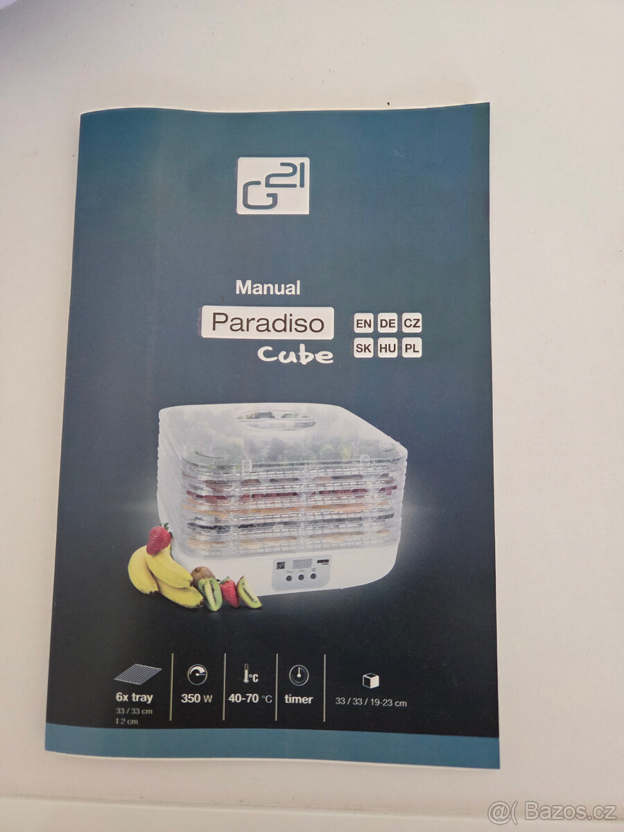 Sušička ovoce G21 Paradiso Cube - 2