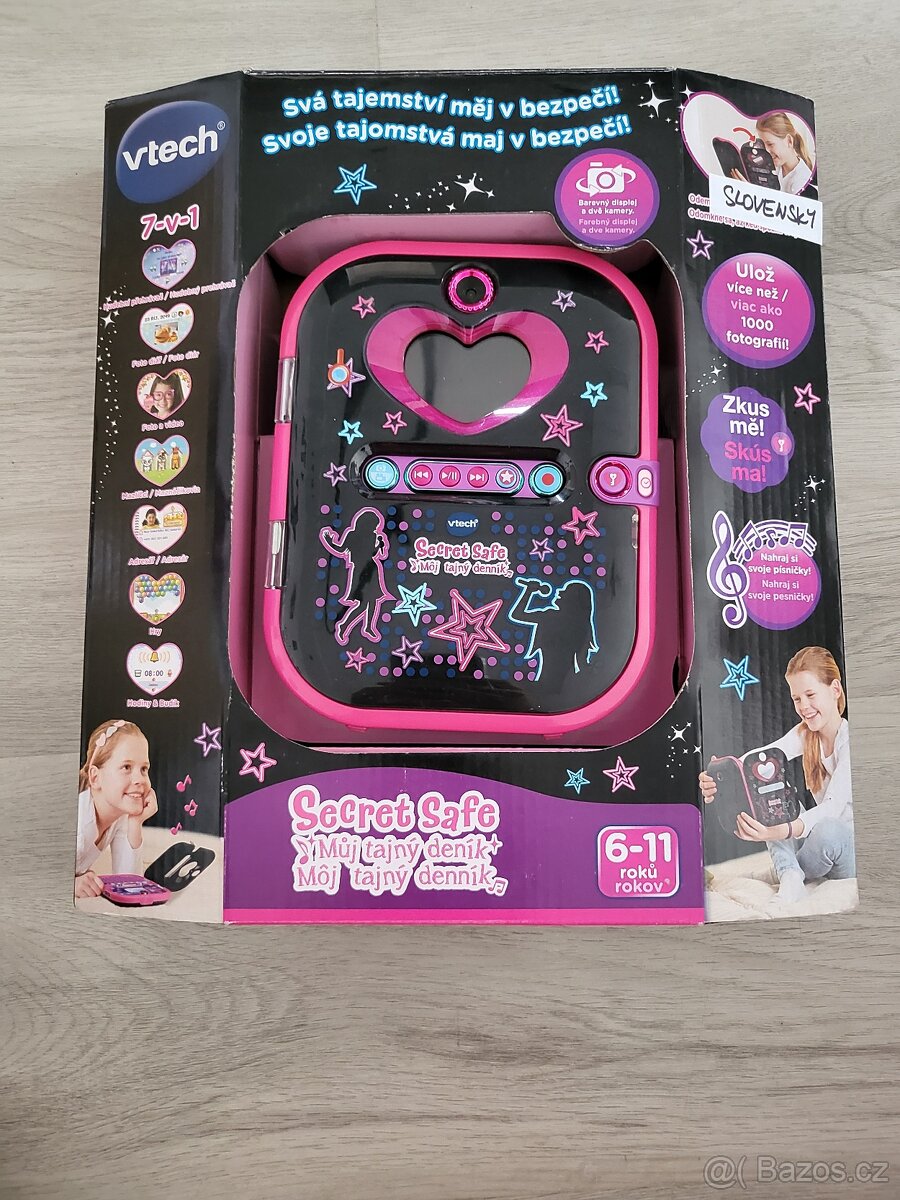 Můj tajný deník - Vtech - černý, slovenský - 2