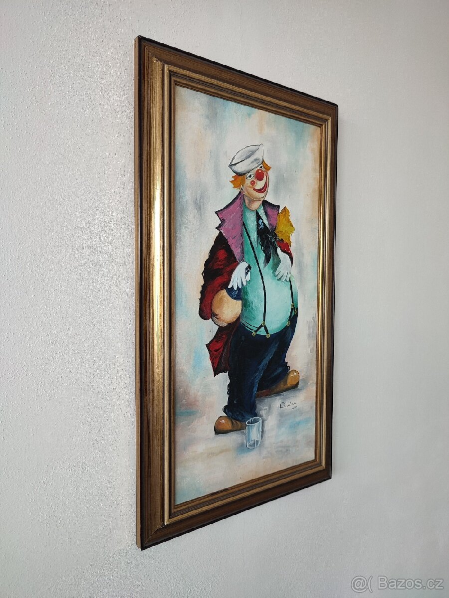 OBRAZ ,, DRUNK CLOWN". - 2