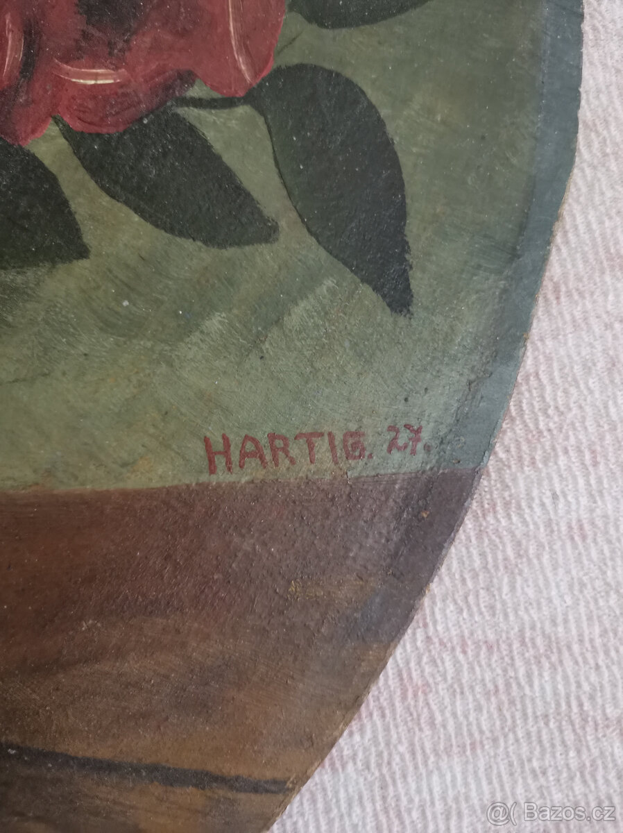 Starý obraz Hartig 1927 signován - 2