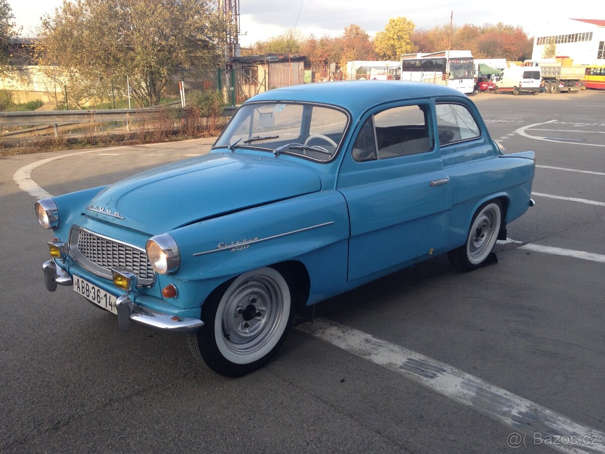 Škoda Octavia Super 1961, původní TP, původní černé RZ - 2
