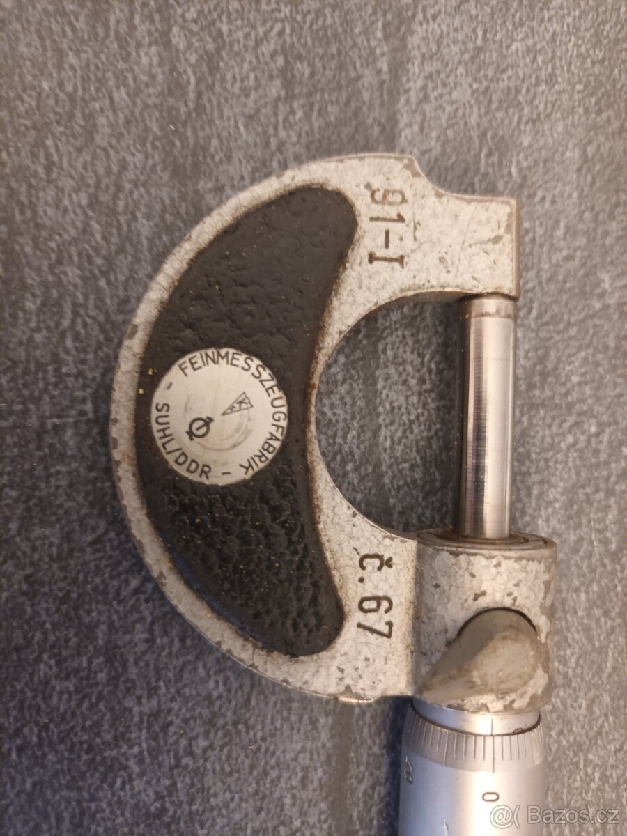 Mikrometr 0-25 mm Německý - 2