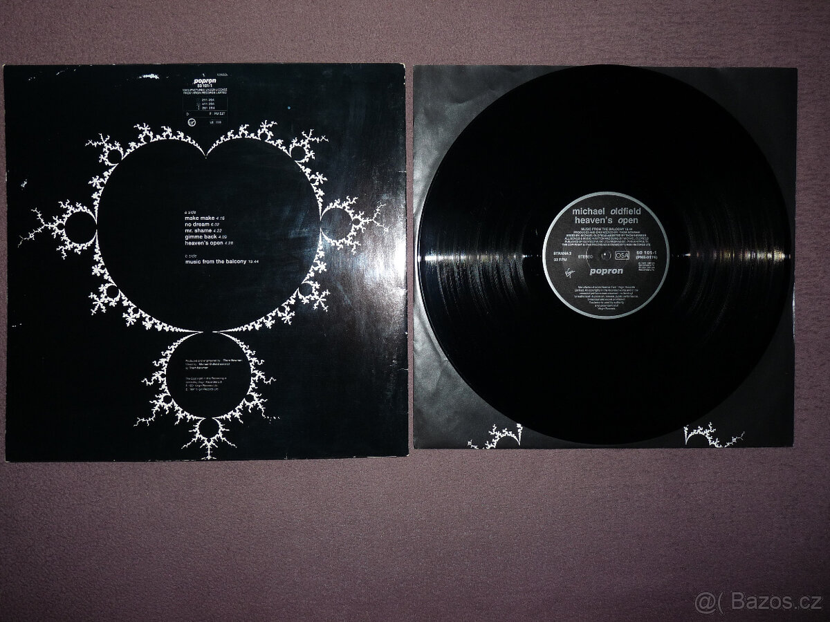 prodám LP MIKE OLDFIELD-Heaven´s Open 1991 Popron RARITA - 2