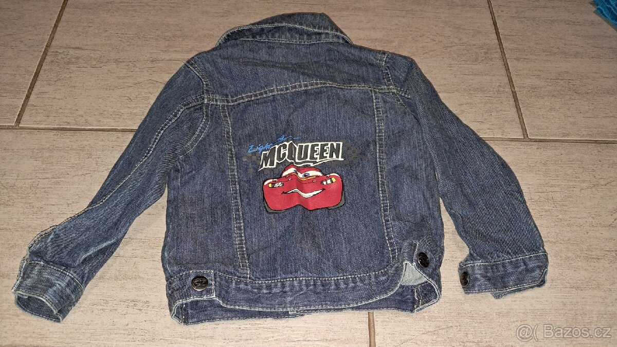 Džínová bundička Blesk Mc Queen v 92 - 2