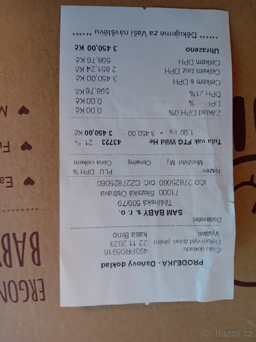 Nosítko TULA ftg - 2