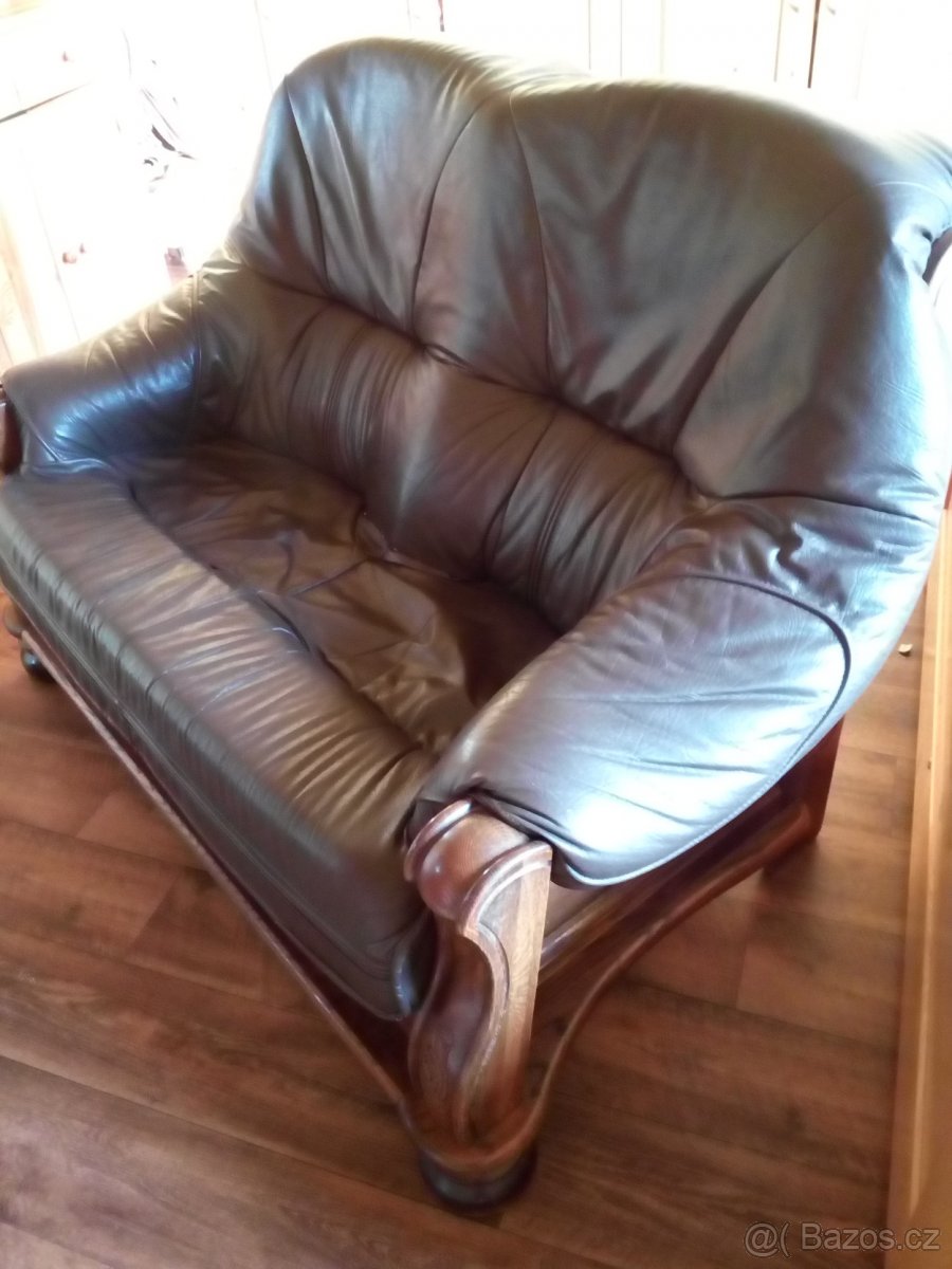 Kožený set gaučů - 2