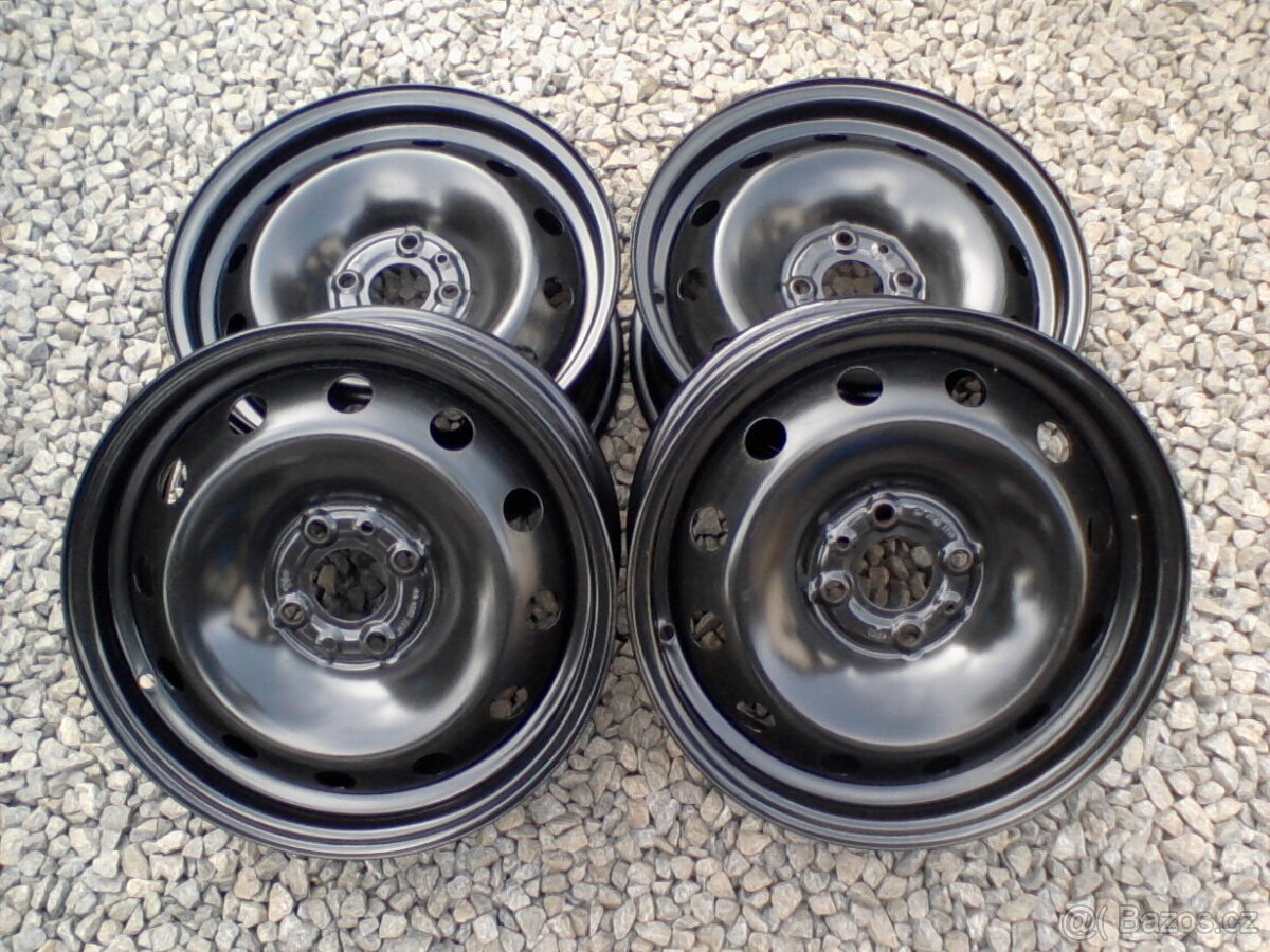 Nové 15 plechové disky Fiat 500,Idea,Ford Ka II,Lancia Musa - 2