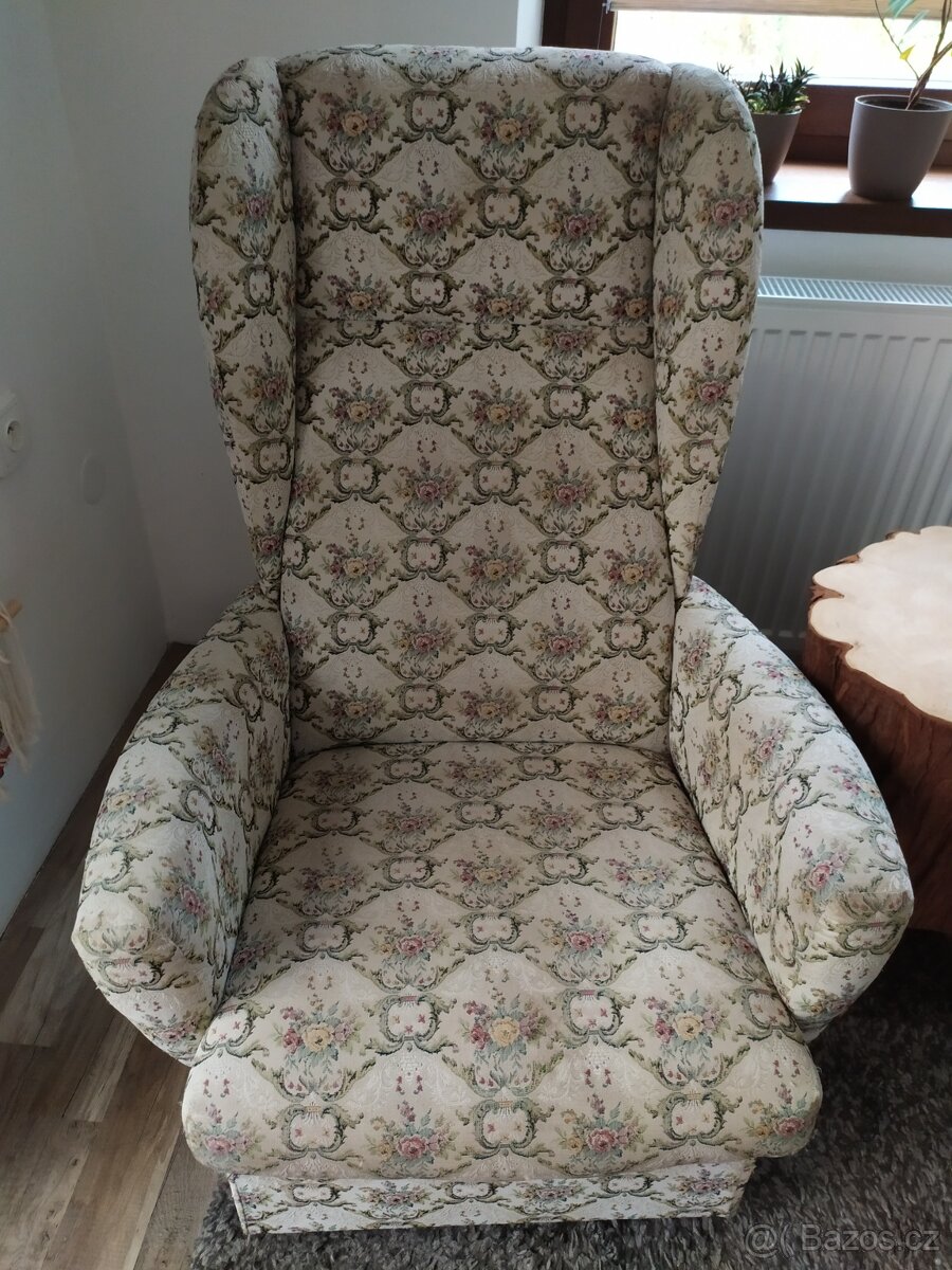 Retro křeslo ušák - 2