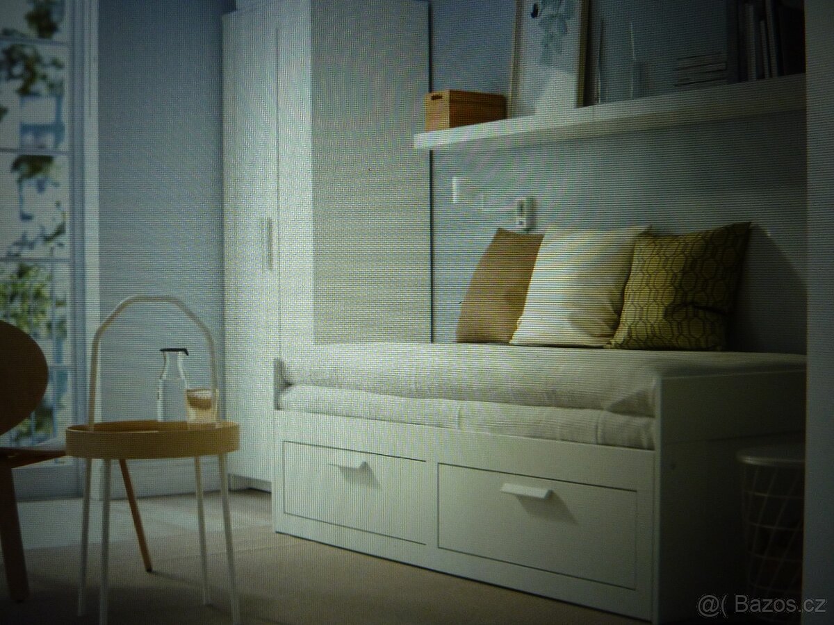 Postel Ikea BRIMNES 80x200, rozkládací - 2