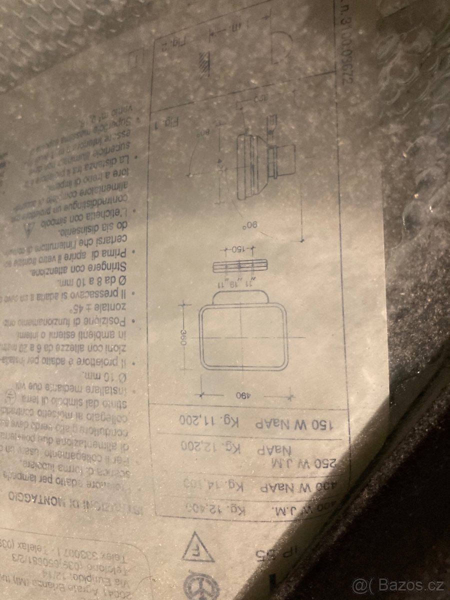 Hodne velka halogenova lampa - 2