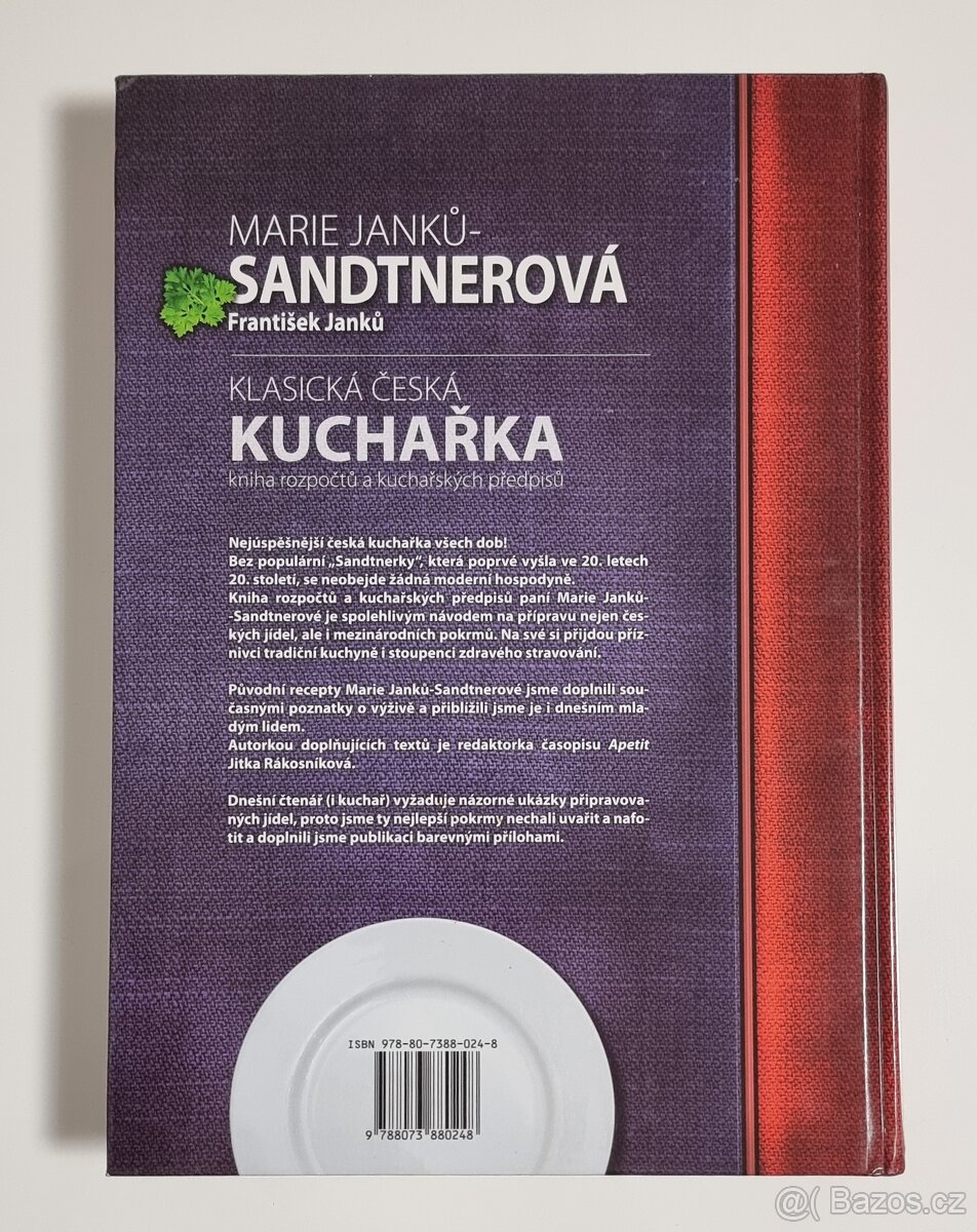 Marie Janků Sandtnerová - kuchařka - 2