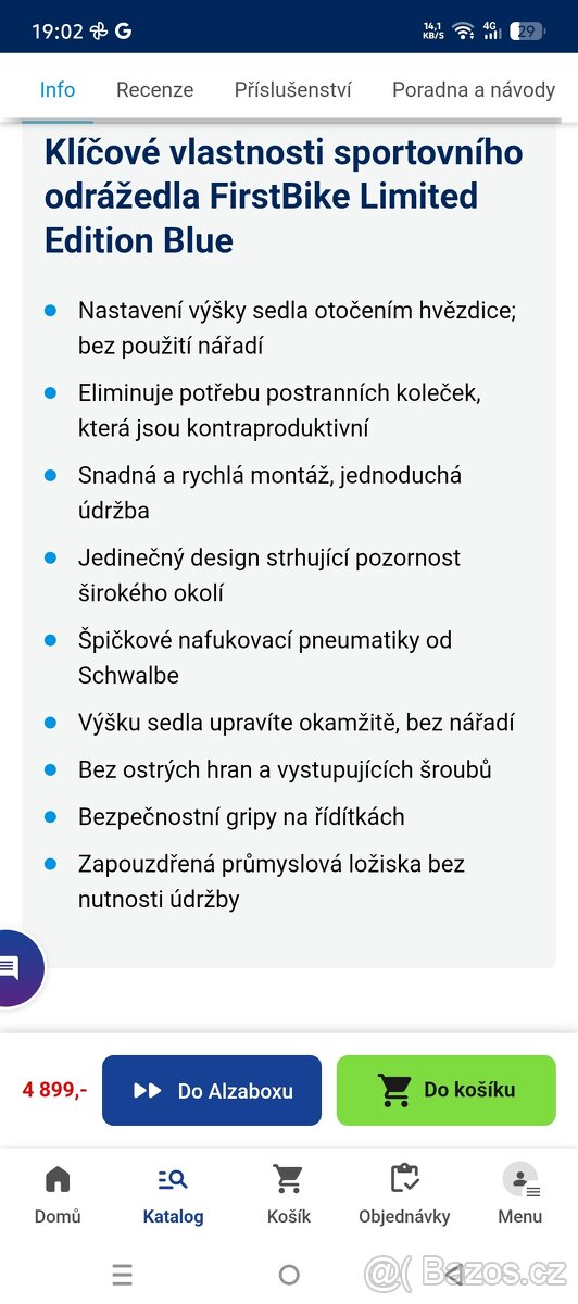 Odrážedlo First bike - 2