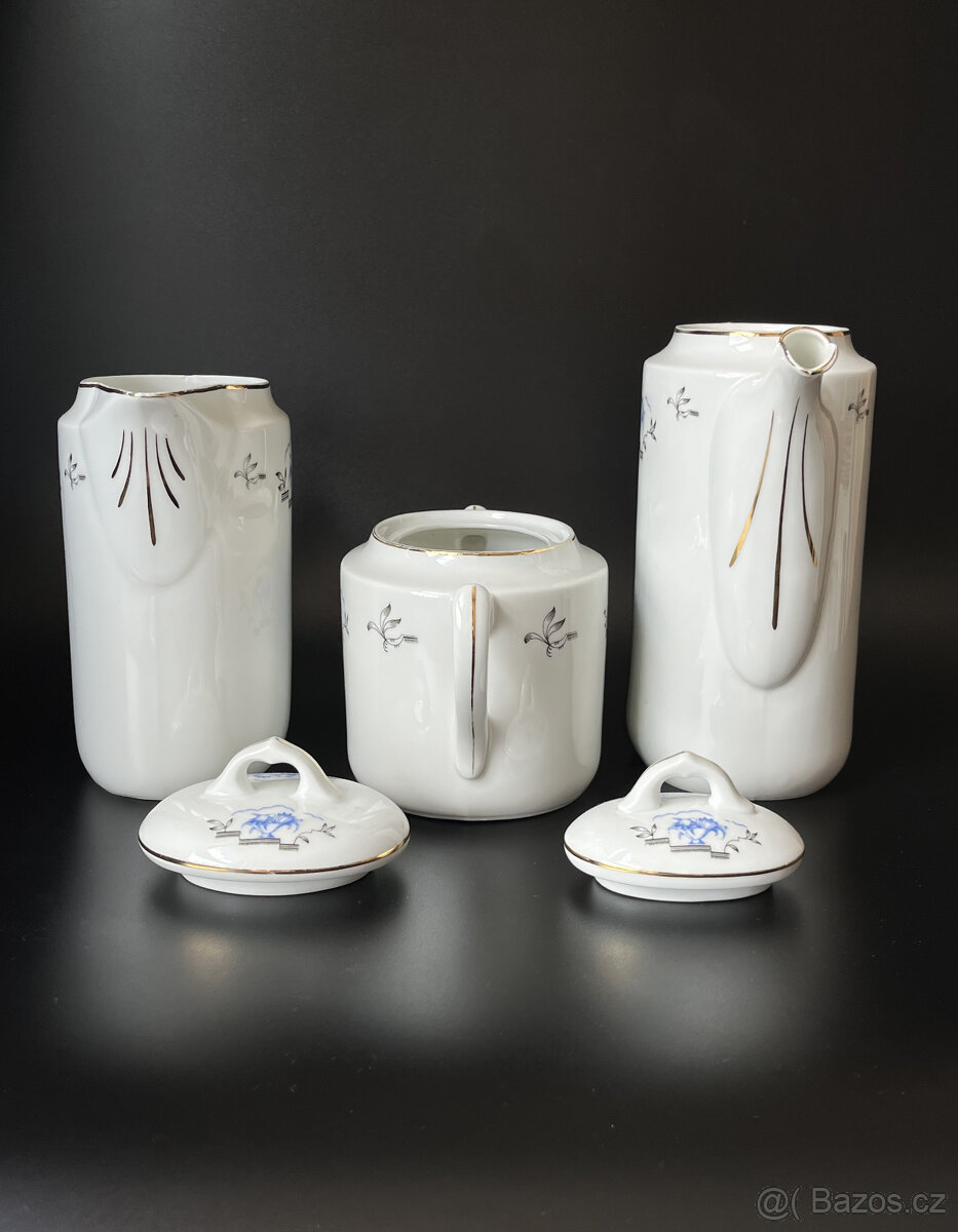 Art Deco servis pro 4 osoby, Chodau, Haas&Czjzek - 2
