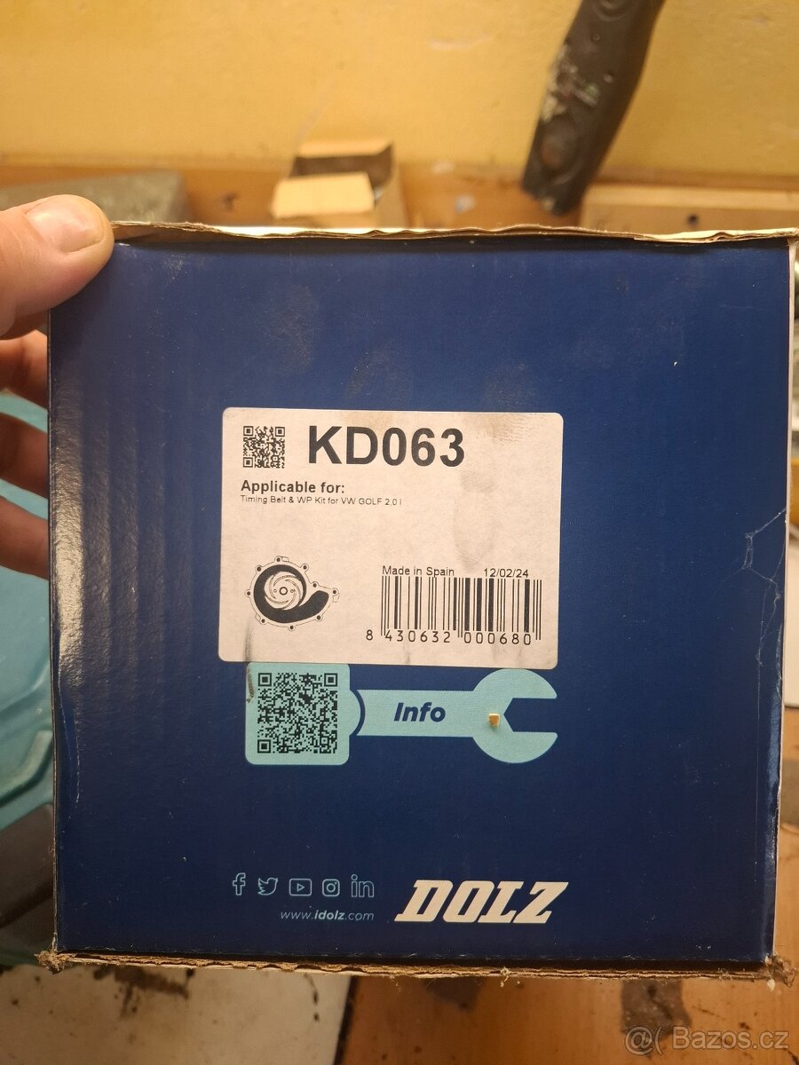 Sada rozvodu KD063 Fabi 2.0 MPi - 2