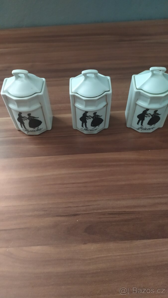 starožitný porcelánový set - 2