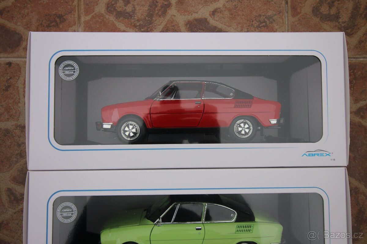 Škoda 110R 1:18 Abrex Limitka 150ks - nové nerozbalené - 2