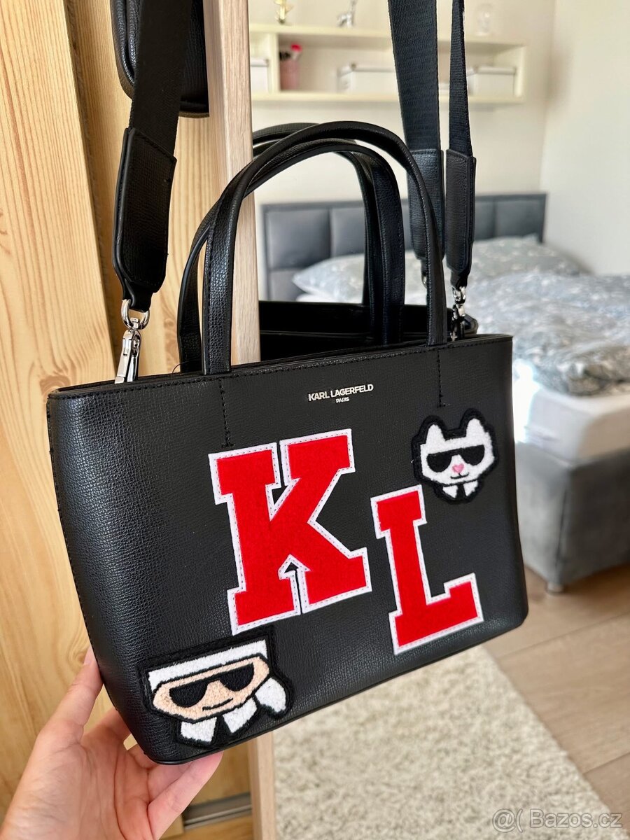 KARL LAGERFELD ČERNÁ KABELKA 1 - 2