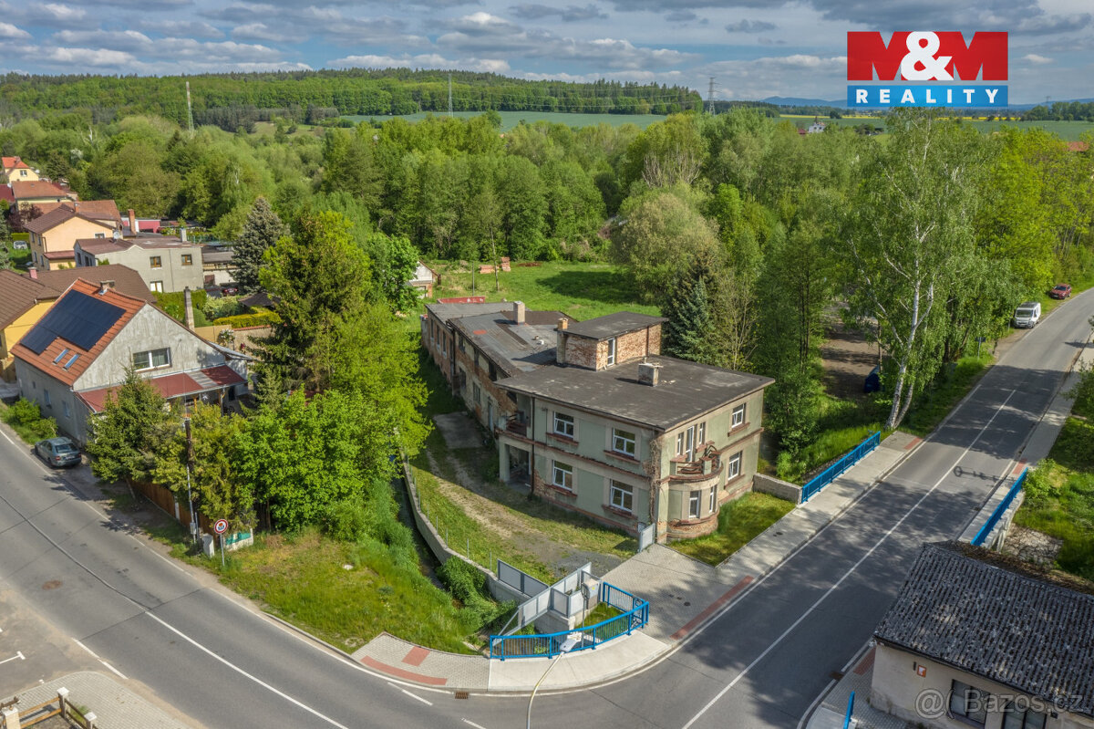 Prodej vily a výrobního objektu, 720 m², Nová Ves u Bakova - 2